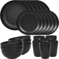 24 Piece Plates and Bowls Sets