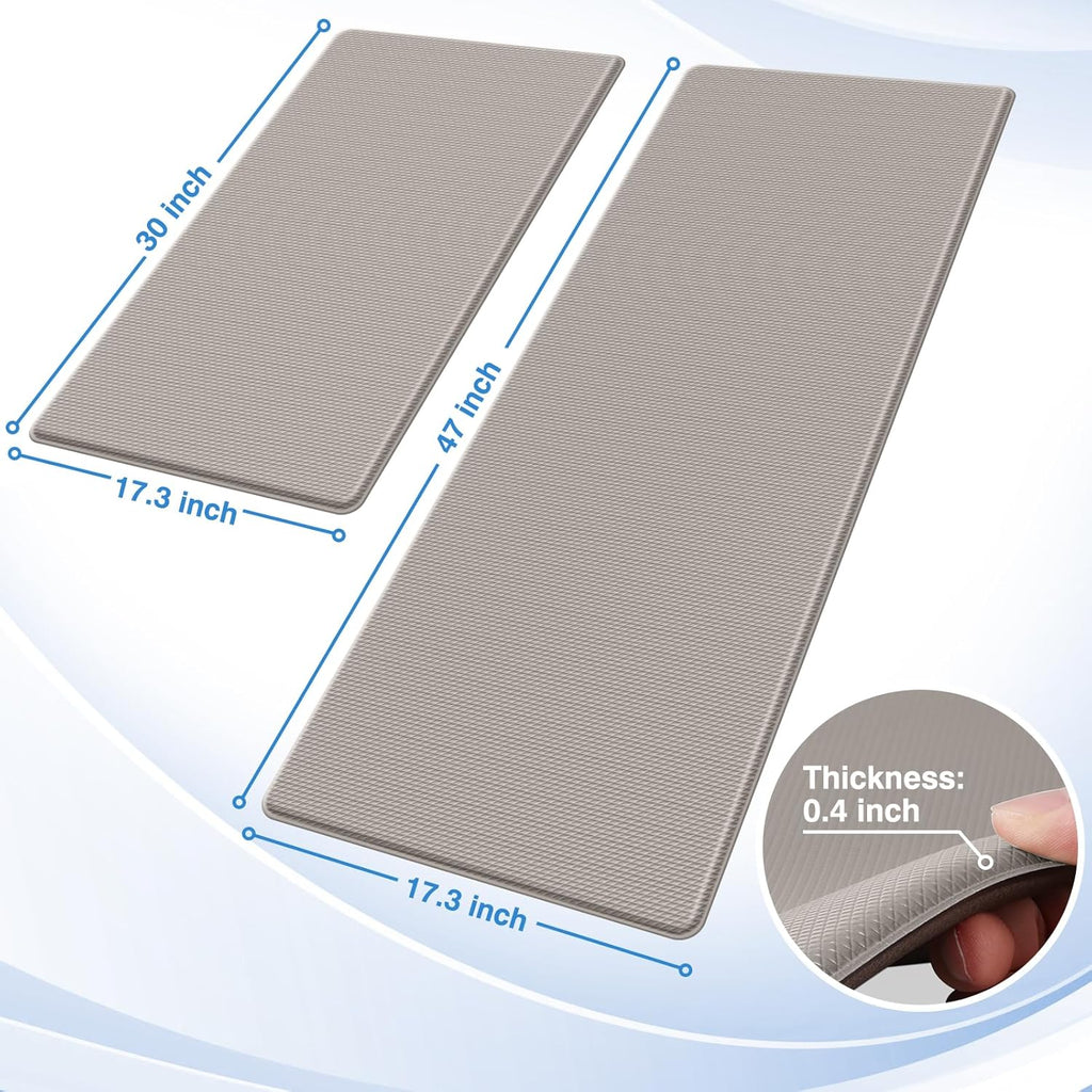 2 Piece Kitchen Mats for Floor