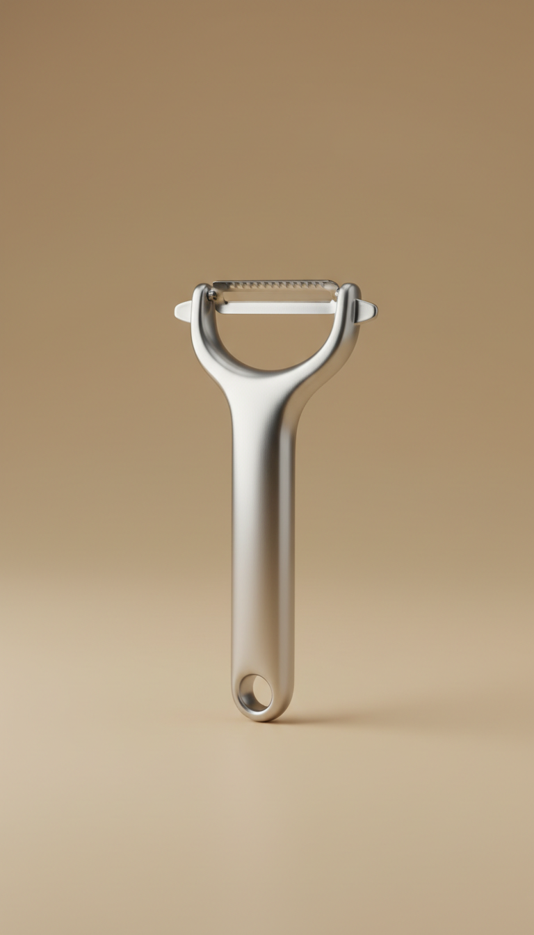 Brushed Stainless Steel Multi-Function Peeler