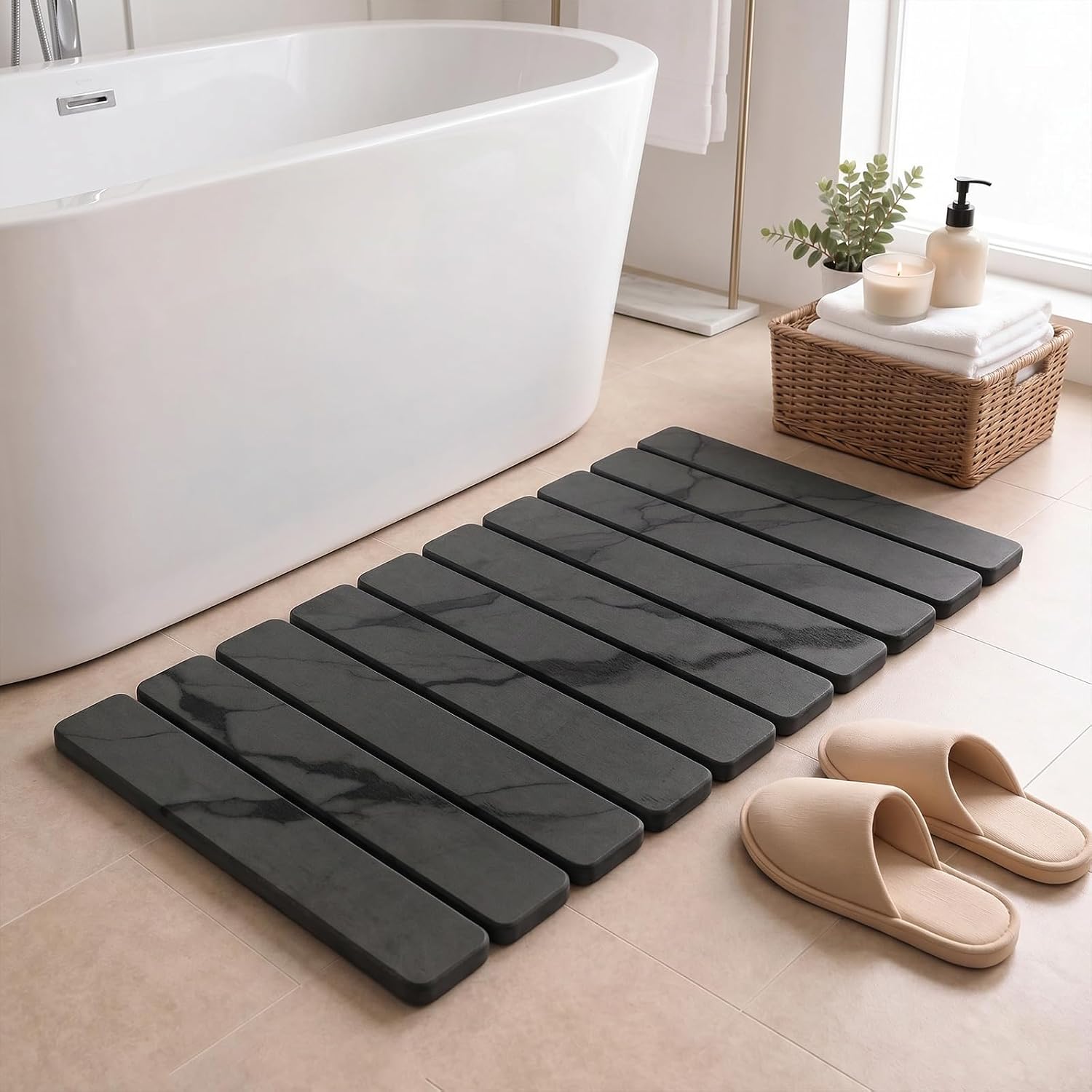 Large Stone Dish Drying Mat